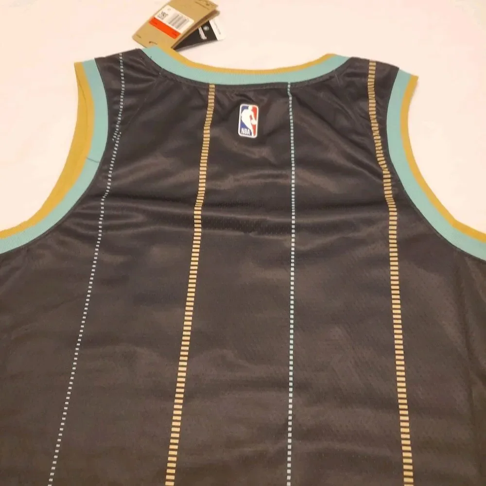 NEW Charlotte Hornets City Edition CLT Tank Jersey NBA Mens Sz L 48 Buzz City